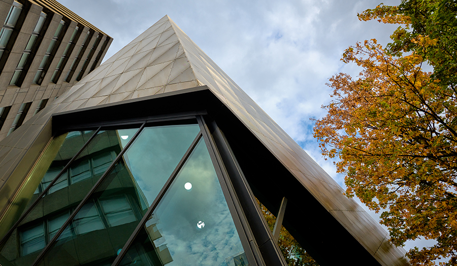 The Grad Centre in autumn 