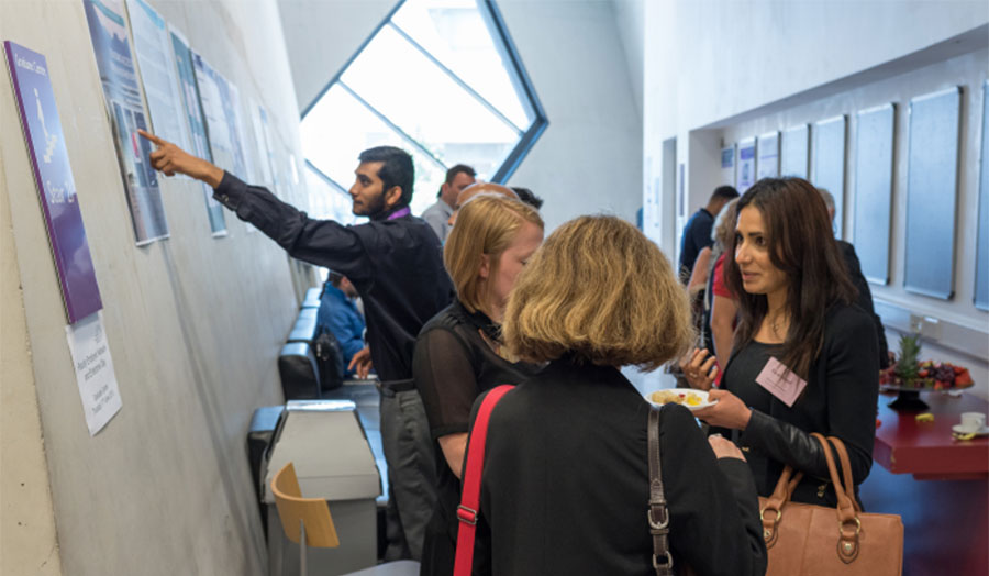 People gathered in the Graduate Centre