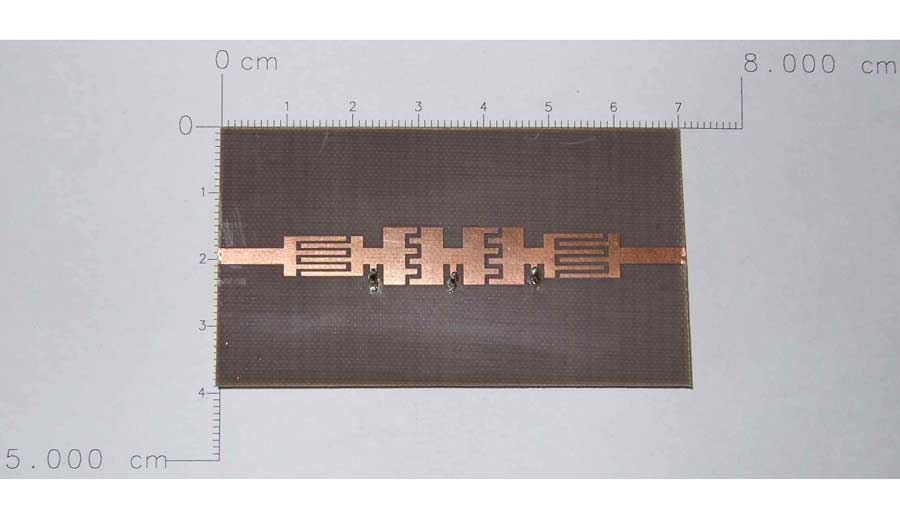 Image of a metamaterial filter