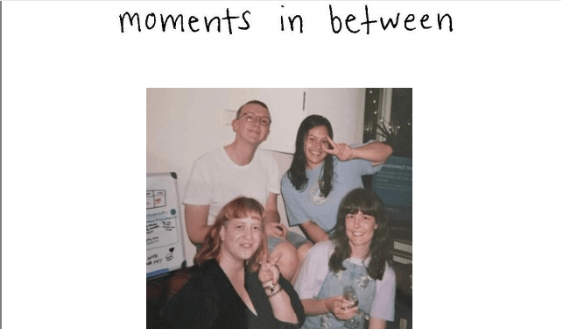 Moments in between photobook