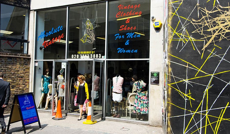 Vintage clothes shop