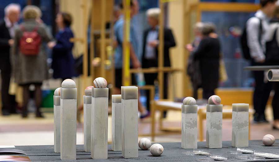 An art piece displayed in the Private View of the Making Matters exhibition.