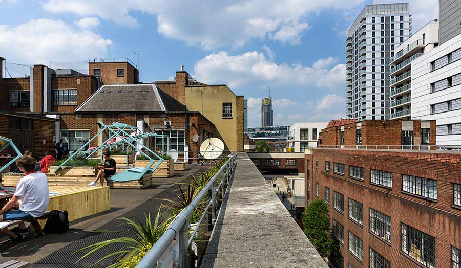 Roof Garden at Calcutta House
