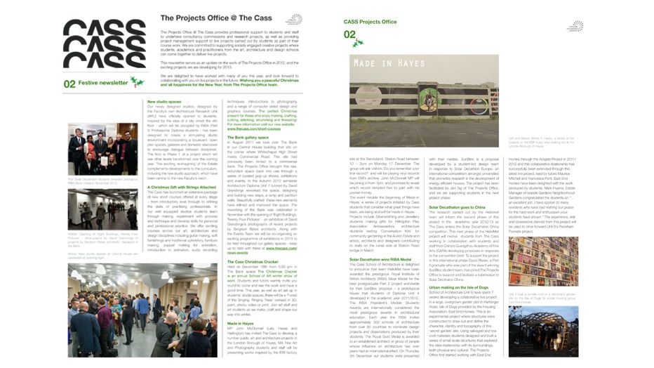 Cass Projects Newsletter 02