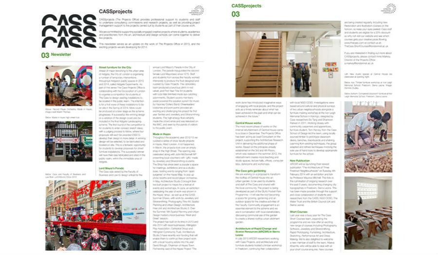 Cass Projects Newsletter 03