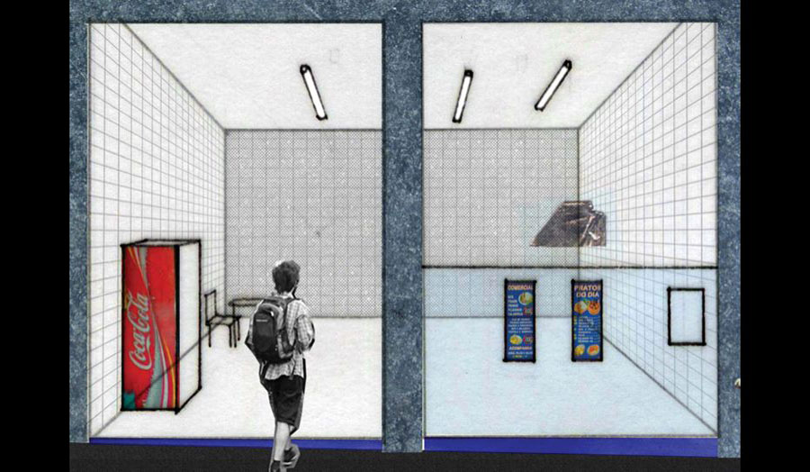 Corner cafes behind the shutters
Peter Brown