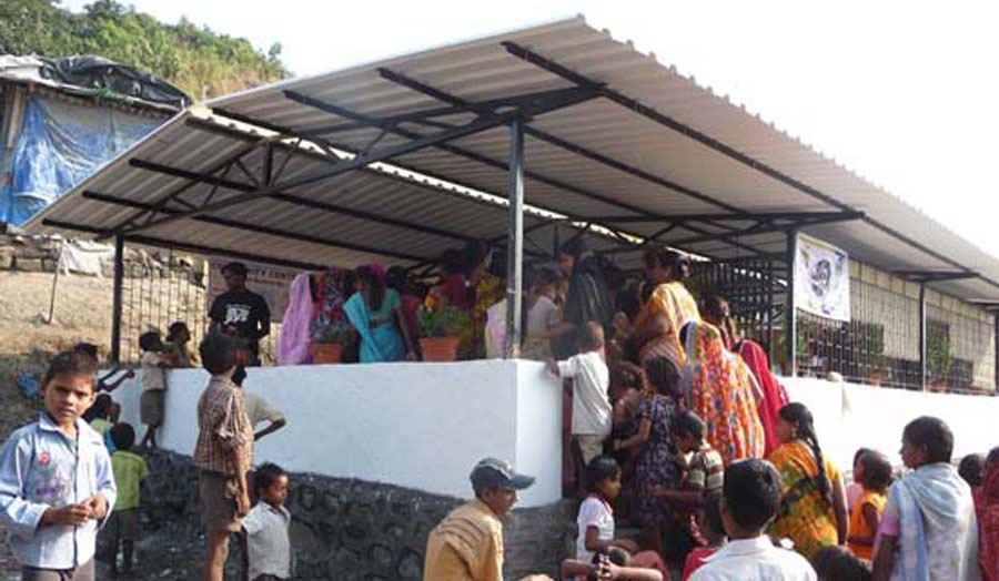 Entering building Navi Mumbai
