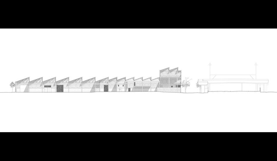 Existing warehouse section Laura Berge