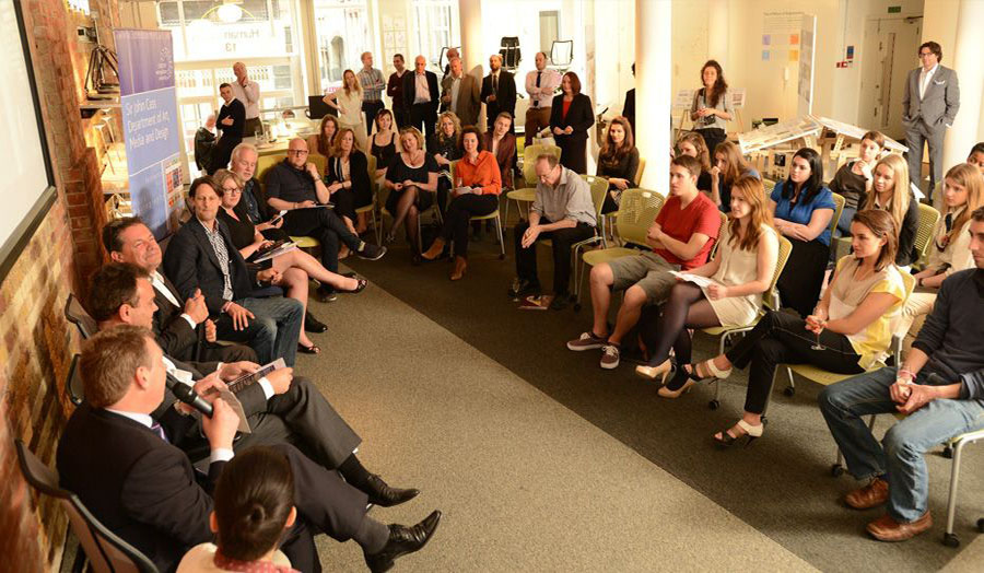 Judging panel at Clerkenwell Design Week BA Interior Design at Humanscale