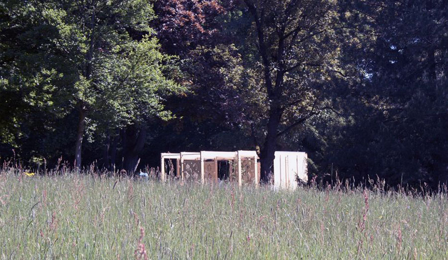 Outdoor stage in victoria park