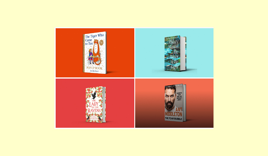 Four book covers