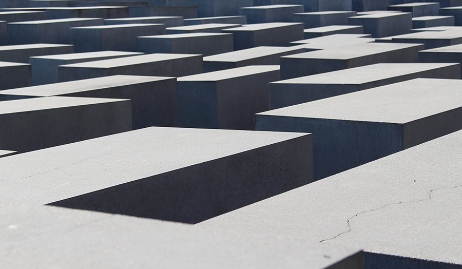 a perspective of cubic shapes that resembles a map of the city