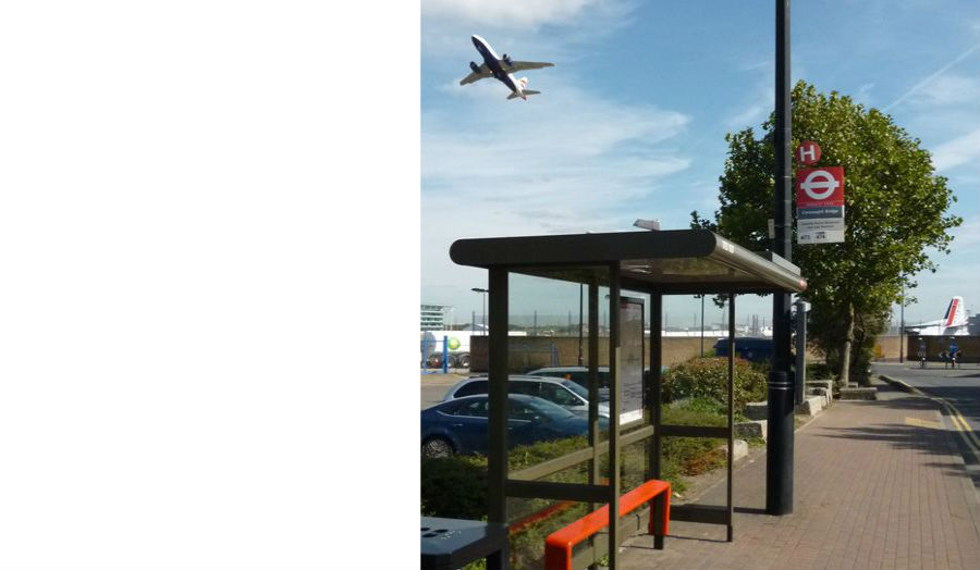 Studio 8 London City Airport Bus Stop Carver Haggard