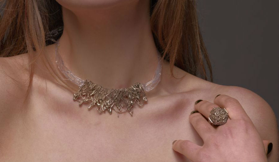 Anarchy Necklace and ring Carina de Jager