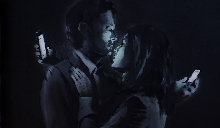 Image Credit: Banksy’s “mobile lovers” photographed by Duncan Hull, Licenced under creative commons: https://creativecommons.org/licenses/by/2.0/