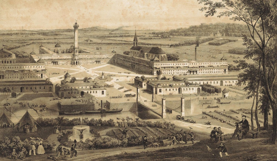 View of a Phalanstery, H. Fugère
Soc 860.05, Houghton Library, Harvard University
