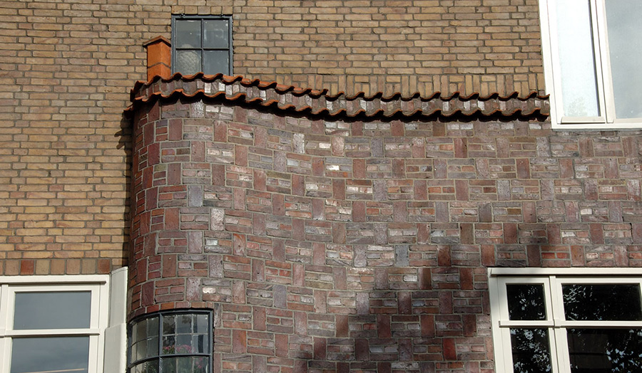 Amsterdam School house designed by Michel de Klerk