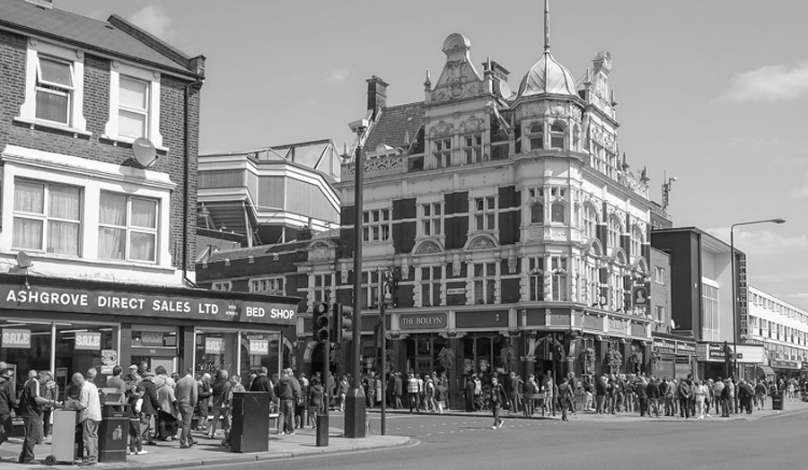 A busy street corner