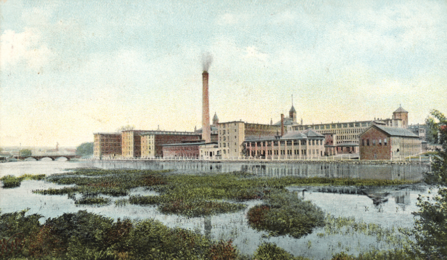 Waltham Watch Factory Postcard, 1910