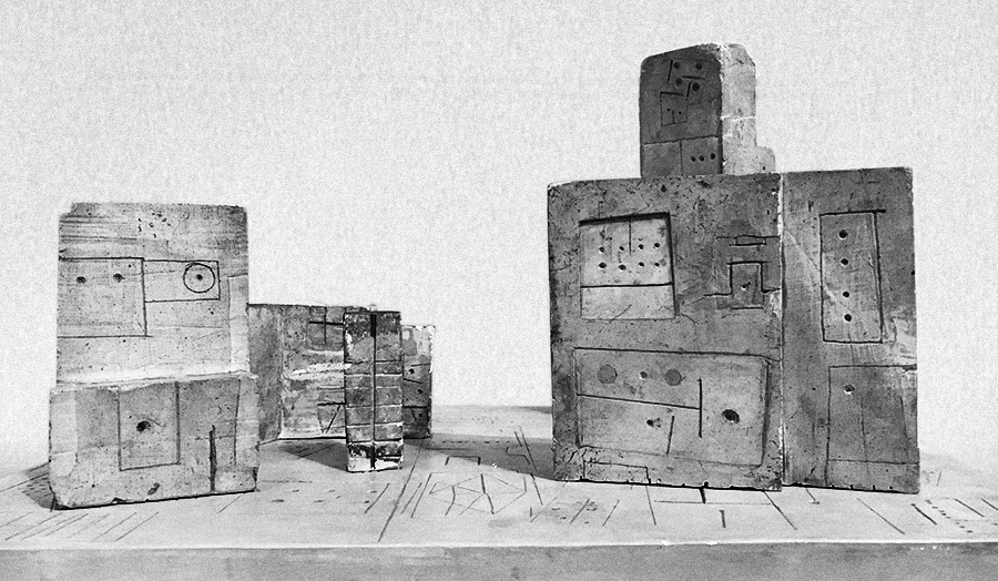 Maquette by Eduardo Paolozzi and Nigel Henderson, 1953 Photo Alex Bank