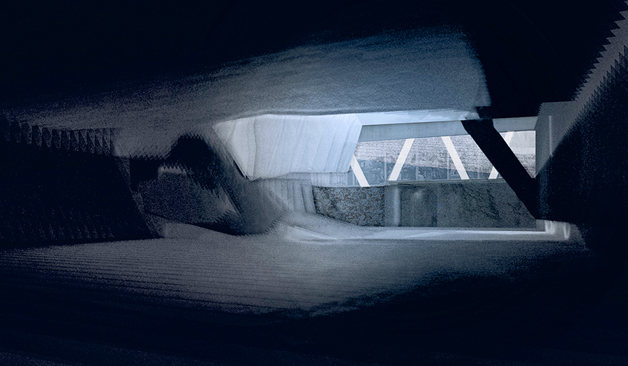 Ruined Fracking Mine: Regional Parliament Chamber