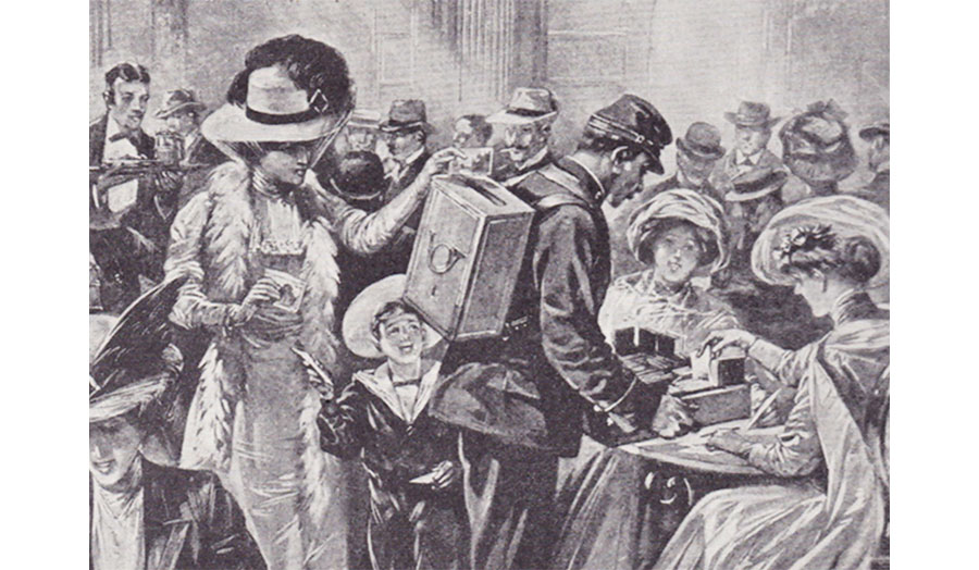 From Frank Staff’s History of the Picture Postcard