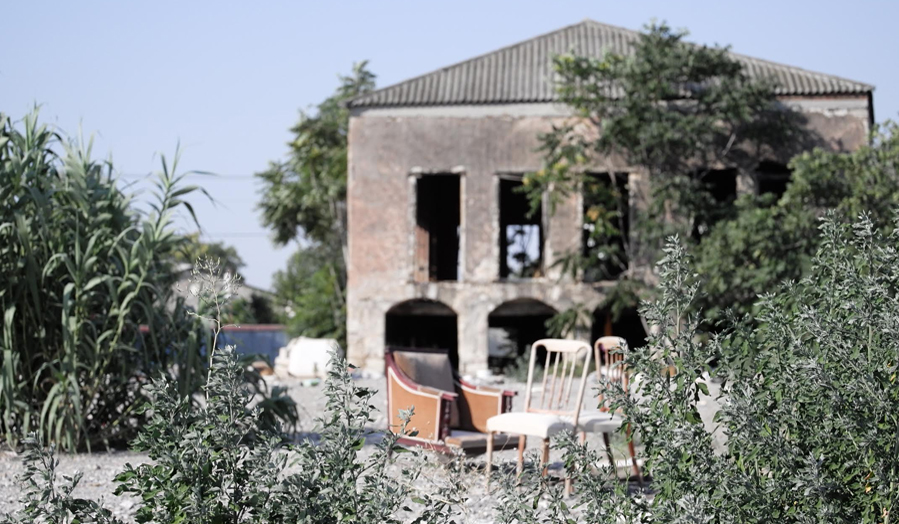 Abandoned Farm House in Eleonas -View from Garden, Athens, Greece (2017)