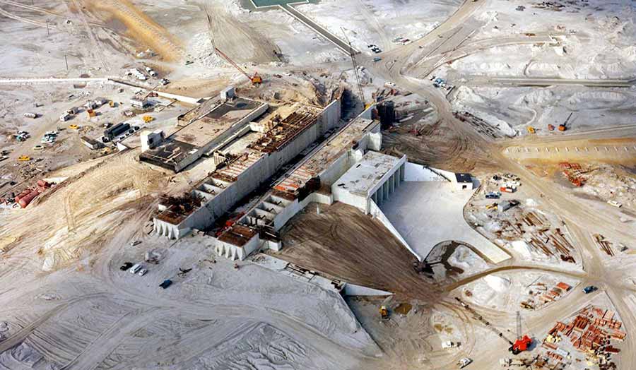 Eyebird view of a futuristic city