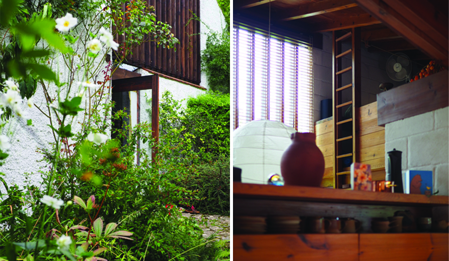 Exterior and interior of Turn End, Haddenham