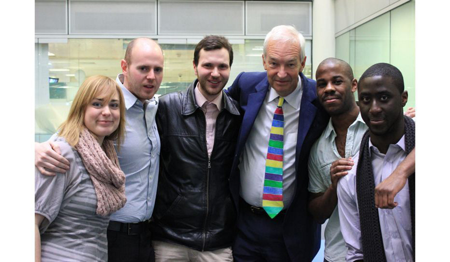We Make Films Media Studio led by Charlotte Worthington
From Last years We Make Films Left to Right:   Suzanne Wakefield, Sam Windle, Joel Windle, Jon Snow, Colin Ozoemena and Patrick Clopon