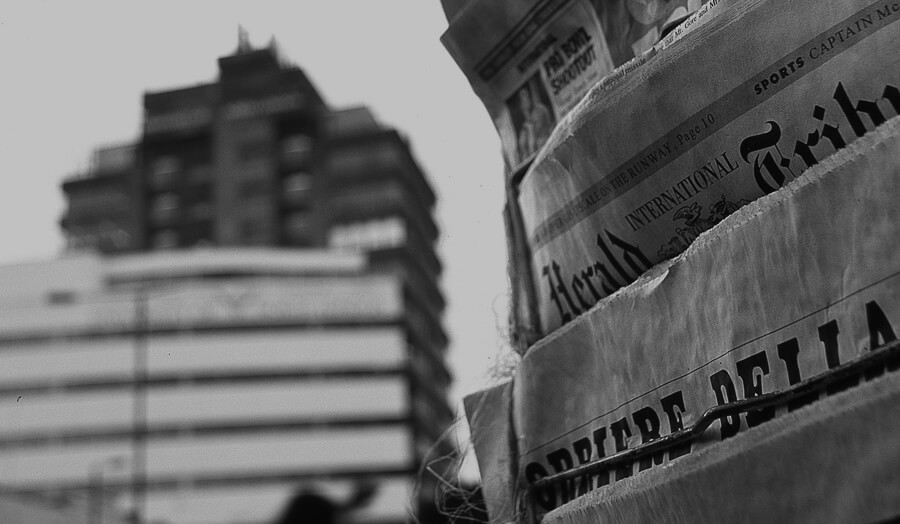 Tower Building Black and White