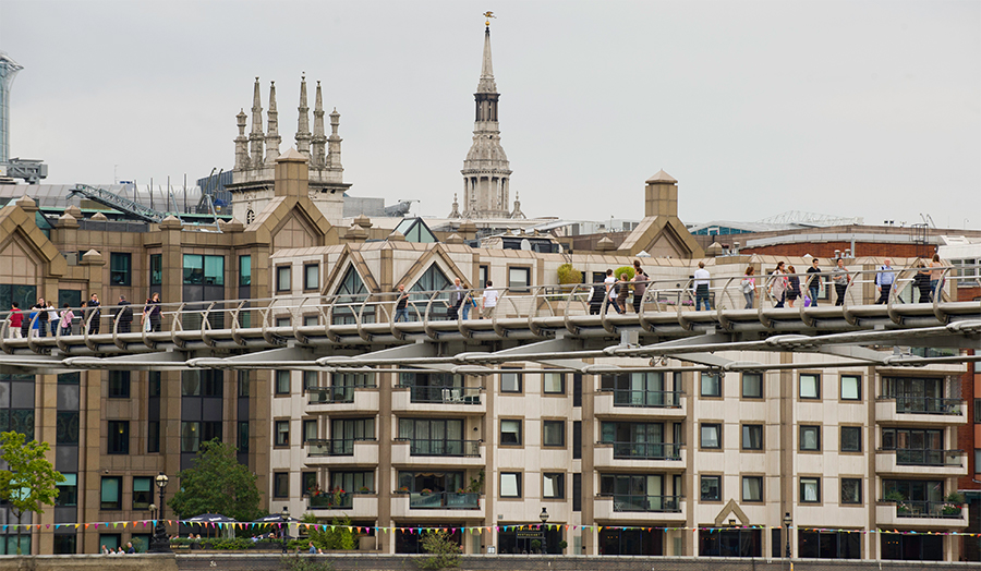 Millennium Bridge in London