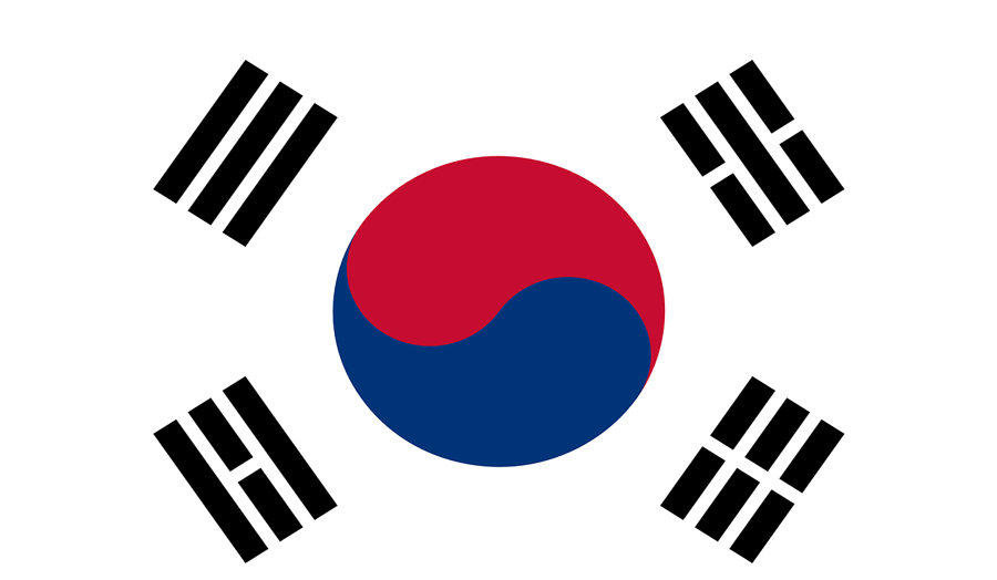 South Korea country flag