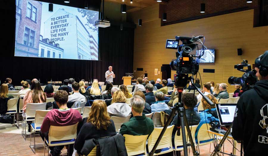 Inside a conference at London Met