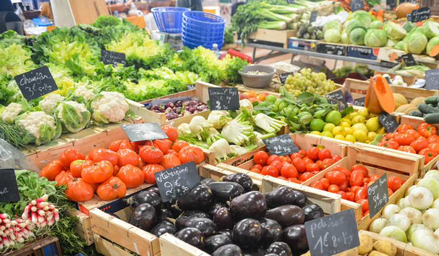 Stock image of vegetables