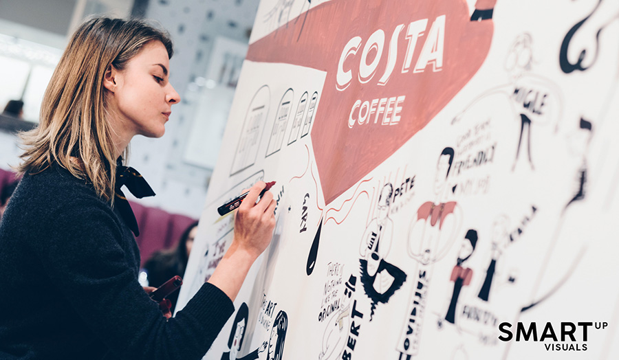 A lecture on the business of interior design and its visual takeaway