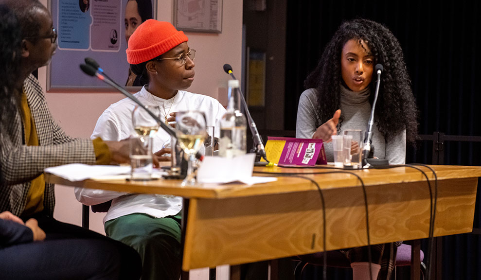 Panel members debating from the launch of the CLiOH