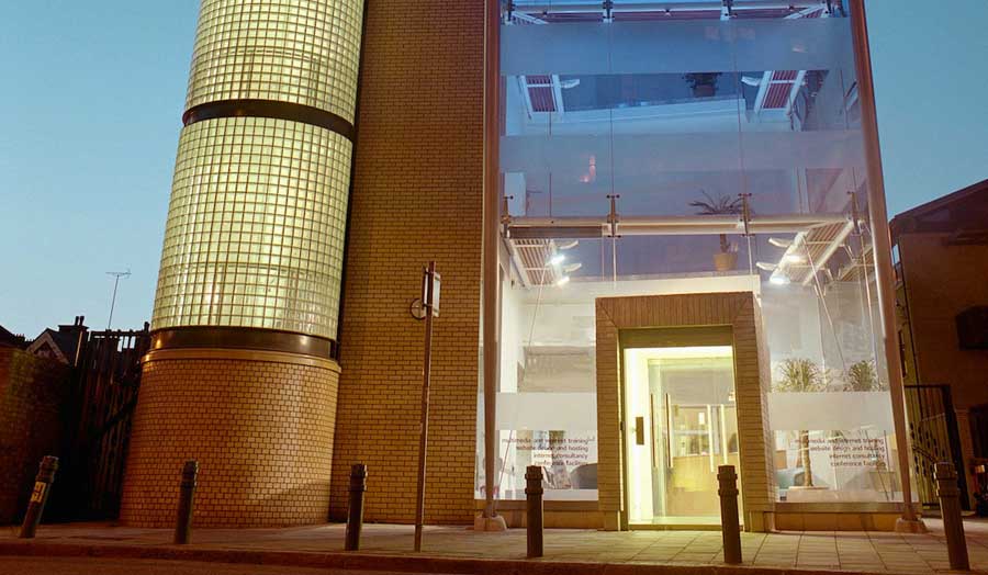 Accelerator building in Shoreditch