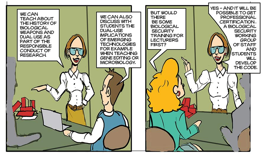 A group of people deciding the curricula to obtain a professional certification