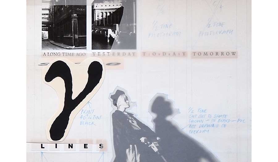 Paste-up boards prepared for NATO magazine