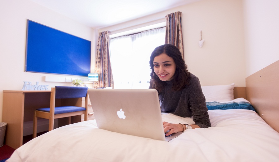 cooper's girl on bed