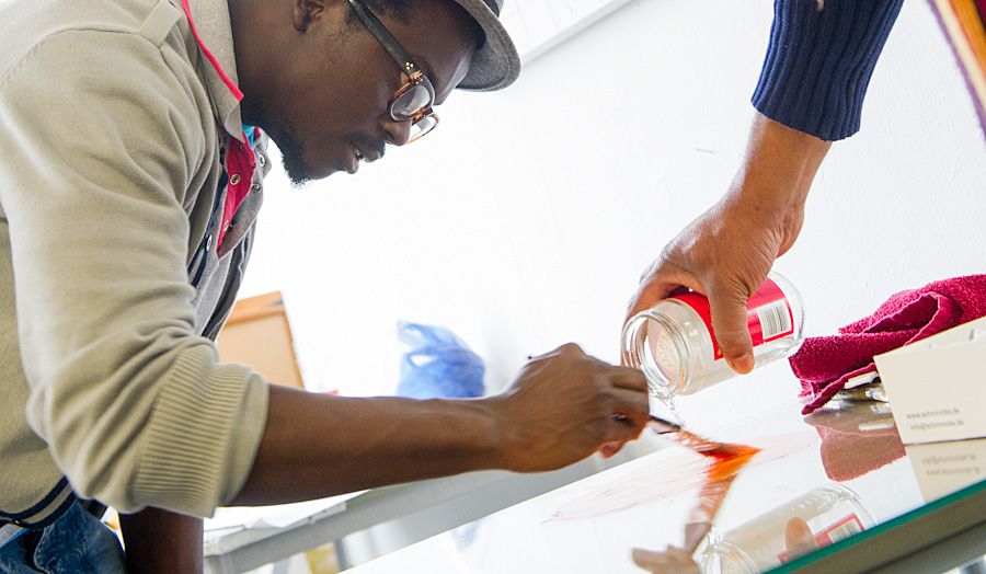 Cass students working