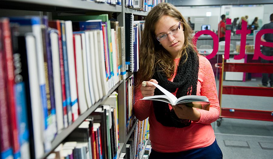 studying in the restricted section