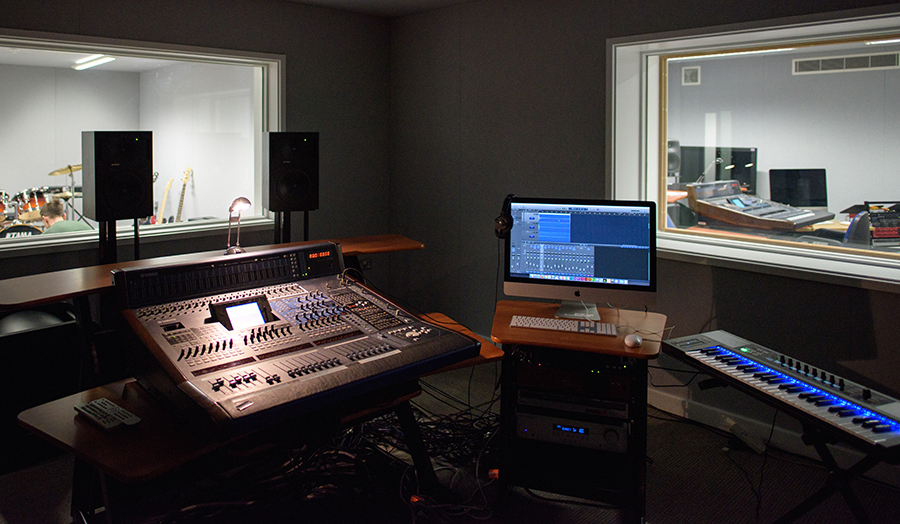 The music studios at Calcutta House